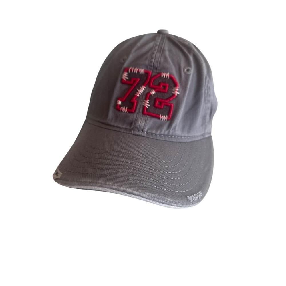 Kings Island Embroidered 72 Adjustable Baseball Cap Noble Wear Gray Adult